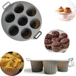  Szilikon sütőedény, muffin kosár , Air Fryer , sütőforma meleglevegős fritőzhöz, sütéshez