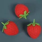 Eper squishy stresszoldó nyomkodós játék 