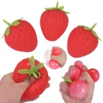 Eper squishy stresszoldó nyomkodós játék 