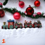 Karácsonyi favonat dekoráció