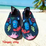 Mintás, gyerek strandcipő, vízicipő, tengeri cipő fiús 26-35 