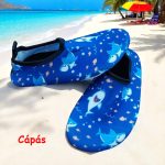 Mintás, gyerek strandcipő, vízicipő, tengeri cipő fiús 26-35 