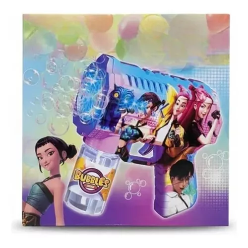 K-pop mintás világító buborékfújó 