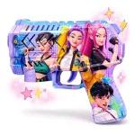 K-pop mintás világító buborékfújó 