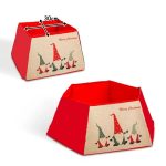 Karácsonyfa szoknya, karácsonyfatalp takaró szögletes 