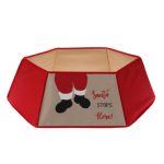 Karácsonyfa szoknya, karácsonyfatalp takaró szögletes 