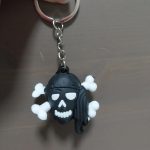 Halloween kulcstartó, táskadísz