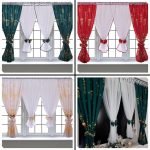 Karácsonyi készrevarrt függöny 400x150cm