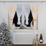 Karácsonyi készrevarrt függöny 400x150cm