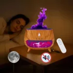 Lánghatású Aromaterápiás Párásító Himalája Sóval – A tökéletes otthoni relax élmény