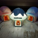 Gomba alakú éjjeli lámpa capybarával , led usb