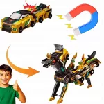 Mini ütköző autók, 2 az 1-ben átalakuló játék 
