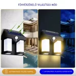 Napeleme mozgásérzékelős kültéri LED lámpa SH114 