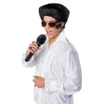 ELVIS stílusú party napszemüveg barkóval bulikra, jelmezbálokra