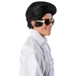 ELVIS stílusú party napszemüveg barkóval bulikra, jelmezbálokra