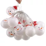 Hóemberes LED fényfűzér, 2 m-es 