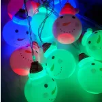Hóemberes LED fényfűzér, 2 m-es 