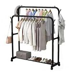 Dupla ruhatartó, ruhaszárító állvány 