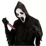 Véres kés, jelmezkiegészítő Halloweenre, farsangra
