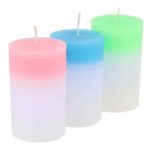 Varázslatos, színváltós valódi gyertya ledekkel