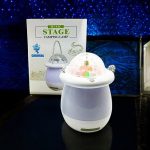 Kül- és beltéri zenélő hangulat lámpa, újratölthető, Bluetooth-os party fény