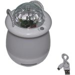 Kül- és beltéri zenélő hangulat lámpa, újratölthető, Bluetooth-os party fény