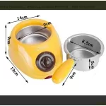 Csokoládé fondue kiegészítőkkel 