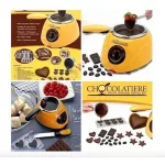 Csokoládé fondue kiegészítőkkel 