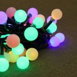 Mini gömb fényfűzér 200 db LED izzóval,10 méter hosszú, USB csatlakozóval
