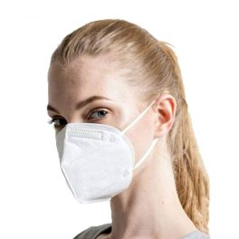  FFP2 egészségügyi szájmaszk , a maszk CE 2163 minősítésű , 5 rétegű 