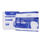 FFP2 egészségügyi szájmaszk , a maszk CE 2163 minősítésű , 5 rétegű 