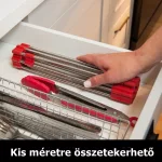 Multifunkciós, kihúzható, feltekerhető csepegtető és sütőrács 1+1 ajándék 