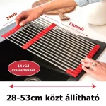 Multifunkciós, kihúzható, feltekerhető csepegtető és sütőrács 1+1 ajándék 