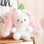 30cm-es plüss sárgarépa nyuszi, nyúl répában 