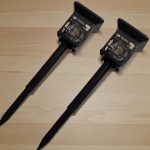  Vintage stílusú napelemes kerti lámpa, leszúrható és falra szerelhető, 2 db