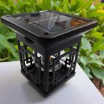  Vintage stílusú napelemes kerti lámpa, leszúrható és falra szerelhető, 2 db