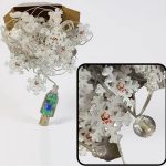 Karácsonyi hópehely LED fényfüzér – 5 méteres, 8 programos dekoráció beltéri és kültéri hangulatvilágításhoz