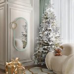 Elegáns karácsonyfa csúcsdísz kristály kövekkel 