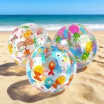 Felfújható mintás strandlabda