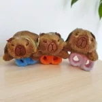 Capybara plüss, csuklóra tehető kicsiknek