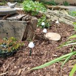 Leszúrható, napelemes gomba , LED szolár , 480cm 