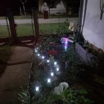 Leszúrható, napelemes gomba , LED szolár , 480cm 