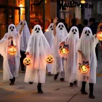 Halloween szellem lepel jelmez