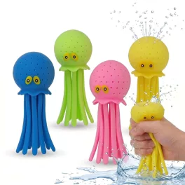 Polip vizibomba spriccelő octopus