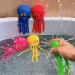 Polip vizibomba spriccelő octopus