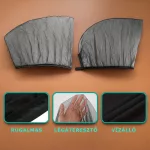Univerzális napellenző, árnyékoló és rovarháló autók első-hátsó oldalablakaira, 4db