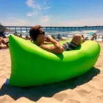 Lazy Bag pumpa nélküli, levegővel tölthető matrac hordtáskával - választható színekben