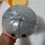 Óriás glitteres squishy Dumpling csillámos