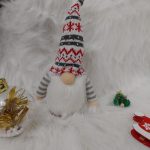 Világító karácsonyi skandináv manó 23cm