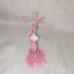 Dekoratív ékszertartó állvány, bábu, hölgy. Mannequin 